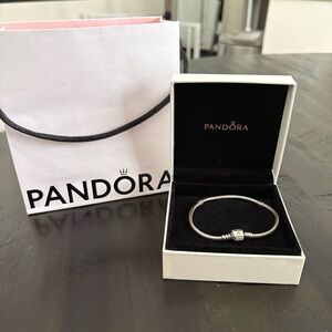 Pandora Silver Bracelet with Charm